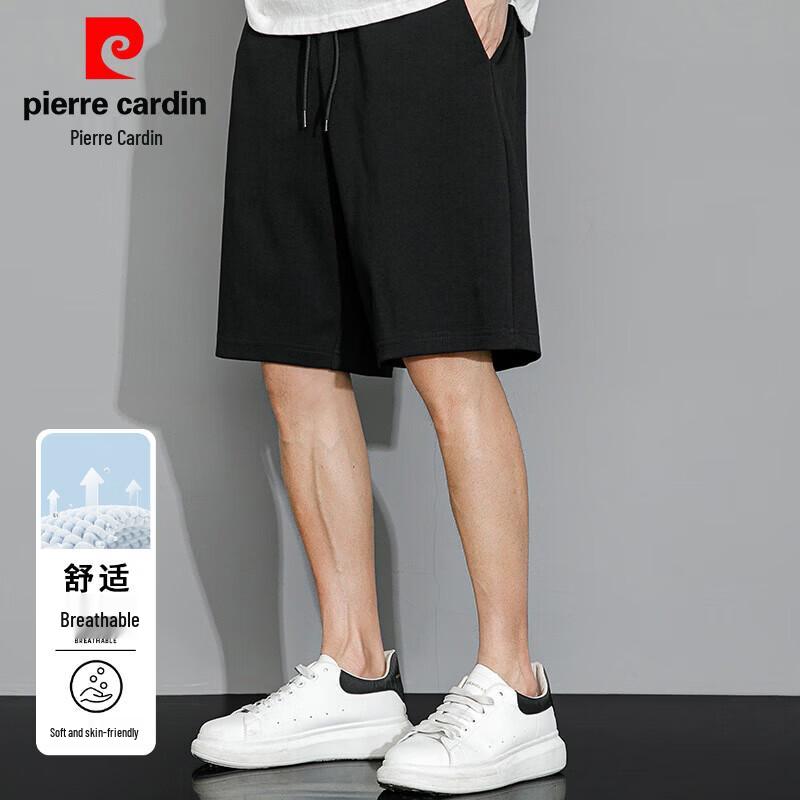 

Pierre Cardin Men s Casual Elastic Waist Drawstring Shorts L