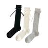 Ribbon Bow Socks Thin Calf Socks White Ballet Style Pile Socks Trendy Socks