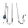 Inflow and Outflow Pipe Set Stainless Steel 360 Deg Rotation Remove Oil Film Long Lasting Use for Aq