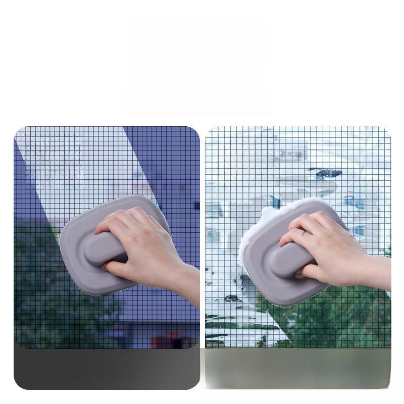 Dual-Purpose Screen & Window Cleaning Brush: Wet/Dry Decontamination & Dust Removal Tool