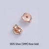 Xigu P0002 S925 Sterling Silber Ohrstecker Hinterteile