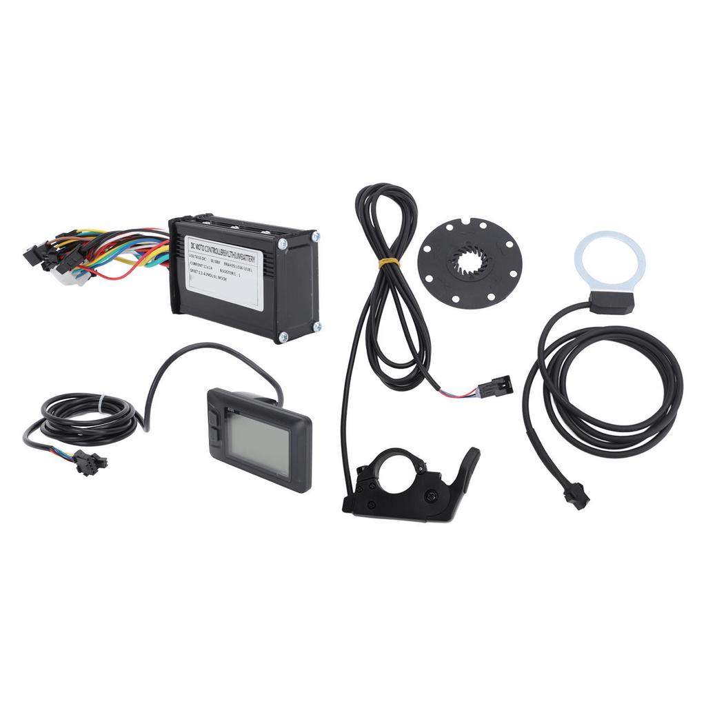 Electric Bike 36V 48V 17A Motor Controller EN05 Display FT 8C Magnetic Point 109R Thumb Throttle