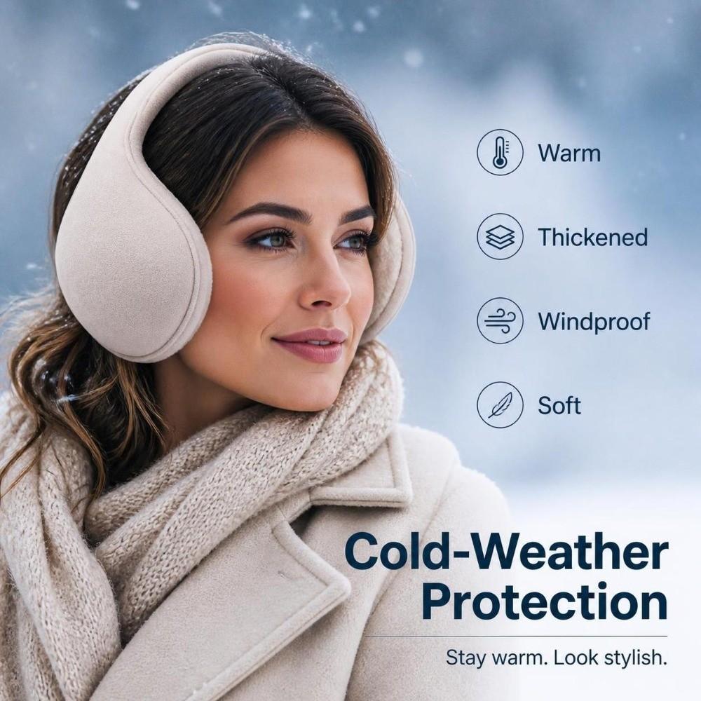 Plush Velvet Ear Muffs Warm Winter Earmuffs New Thicken Ear Covers Men Women