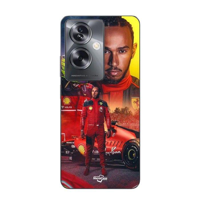Coque de téléphone - MANIACASE - Oppo A79 5G - Scuderia Ferrari F1 - Silicone TPU - Noir