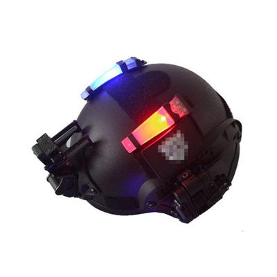 Taktik Kask Işığı Basmalı Anahtar 2 Mod Taşınabilir Su Geçirmez Çakar Işık Güvenlik Uyarısı Silikon Hayatta Kalma Sinyal Işığı Gece