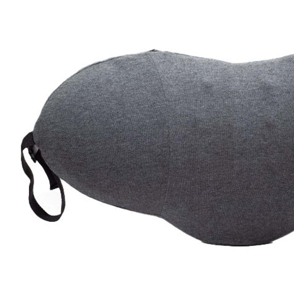 Pernă Suport Lombar Bumbac Spumă cu Memorie Potrivire Ergonomică Curbă Puncte de Masaj Spinal Suport Talie