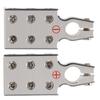 Pair Battery Terminal Clamp Positive Negative Audio Modification for Caravan Car Motorhome RV Bus