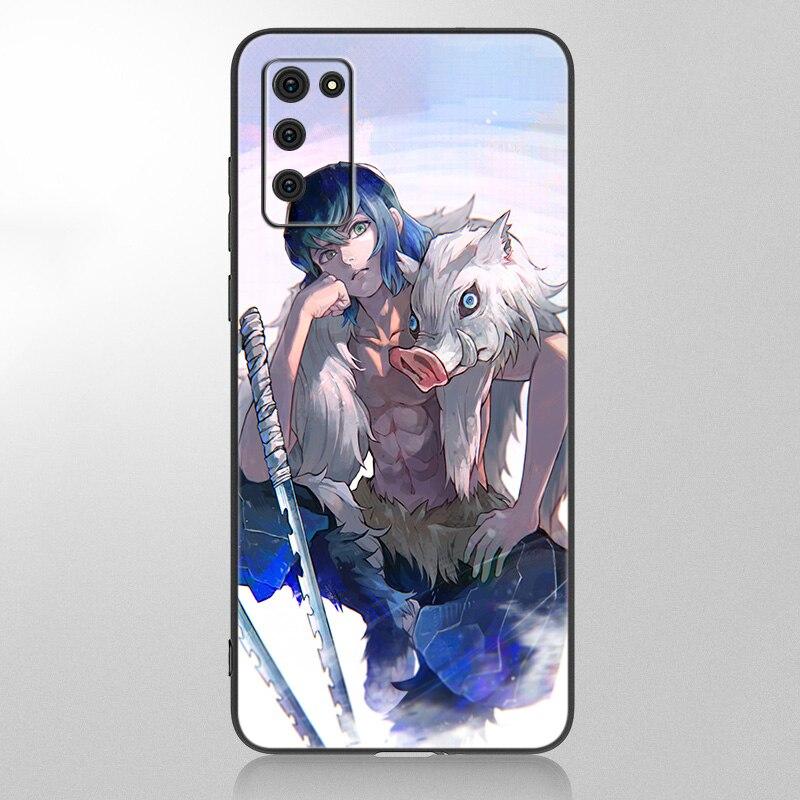 

Черный чехол с изображением аниме «Убийца демонов Иносуке» для Samsung Galaxy A12 A02S A22 A32 A52 A72 A71 A51 A41 A31 A21 A11 A50 A70 A10S A20S Samsung A72