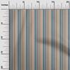 oneOone Bomull fleksibelt stoff flerfarget stripe trykt stoff 1 Yard 40 tommer