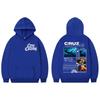 Rapper Cruz Cafune Me Muevo Con Dies Album Merch Hoodie Men's Hip Hop Sweatshirts Autumn Winter Casual Loose Pullover Tracksuit Female Male Clothing