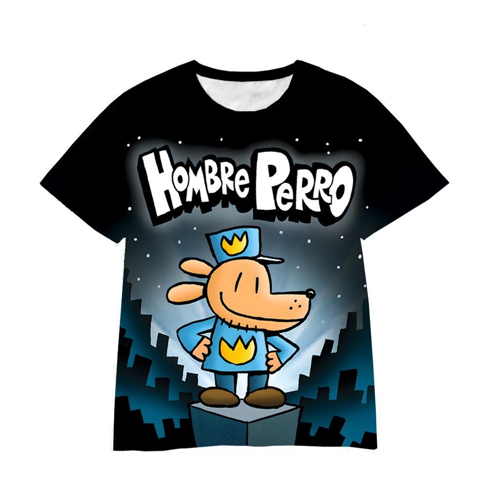 Personalisiertes, hübsches Cartoon-T-Shirt Anime-Kinder-T-Shirt 3D-Digitaldruck Herren-Kurzarm-Sommer-T-Shirt Top