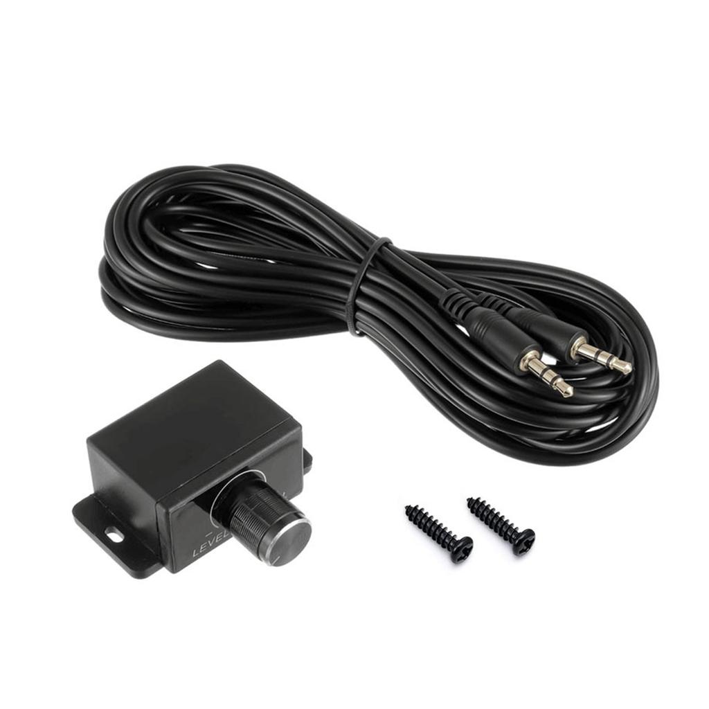 Bass Subwoofer Adjuster Car Amplifier Volumes Regulator AUX Volumes Knob Audios Controller Knob 5m Cable Easy Installation
