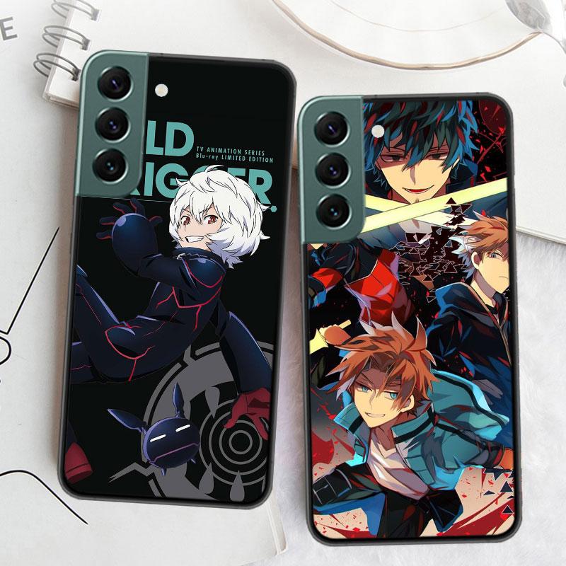 World Trigger Kuga Yuma Etui na telefon Samsung A02 A03 A03S A04 A04S Galaxy A55 A35 A25 A15 S10 Lite A9 A8 A7 A6 Plus A90 A80 Co