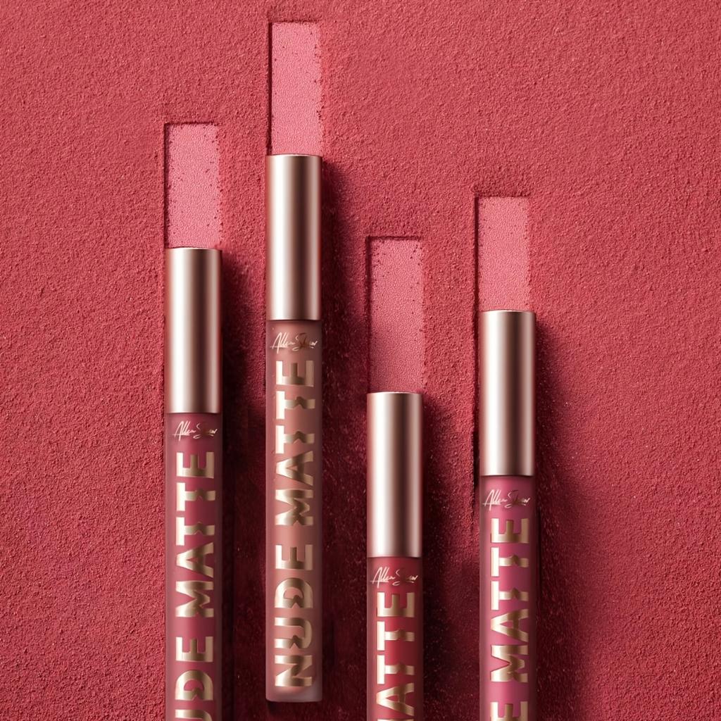 Matte Liquid Lipstick - Long-lasting, non-stick, moisturizing, nude, pink and brown tones