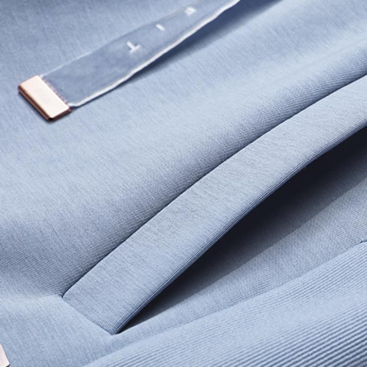 FILA Athletics Basic Knit Solid Color Sports Pants Women Bottoms Gray Stone-Blue A11W241624F-BU