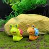 Yousheng Snail Desktop Ornament Cartoon Solid PVC Craft Colorfast Fish Tank Landscaping Smooth Cute Animal Figurine Table Decoration Home Supplies