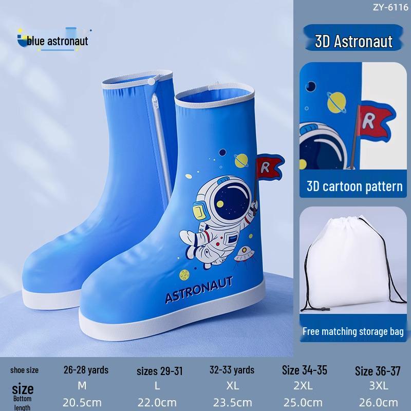 Wiederverwendbare Rutschfeste Regenstiefelüberzieher - Wasserdicht, Verdickt, Verschleißfest für Kinder, Frauen und Männer