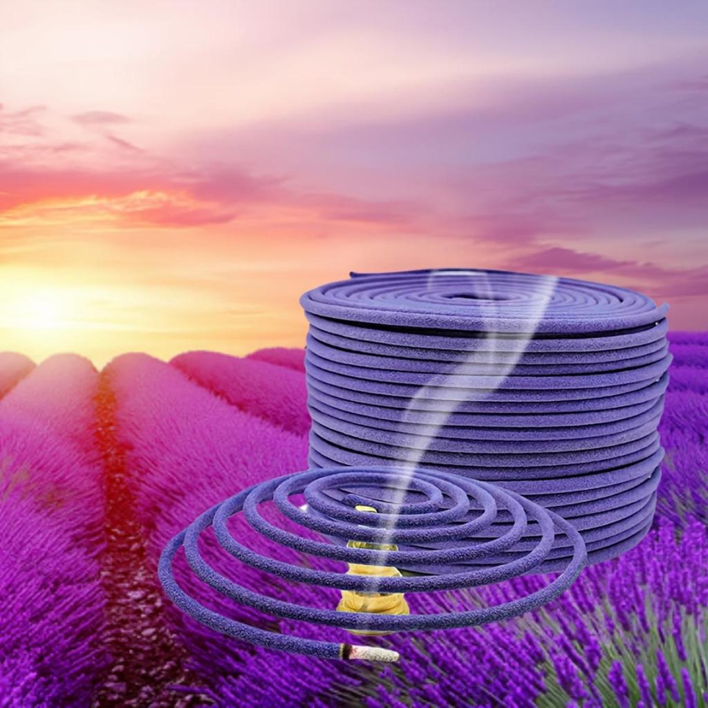 Hundred Day Floral Fragrance Roll - Natural Spiral | Long Burning (4 Hours) | Perfect for Terraces, Balconies, Pools, Camping, and Gardens