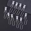 40Pcs Curtain Track Pulley Hooks S Shaped Silent Curtain Hooks And Plastic Gliders Track Rollers For Room Bathroom Curtains
