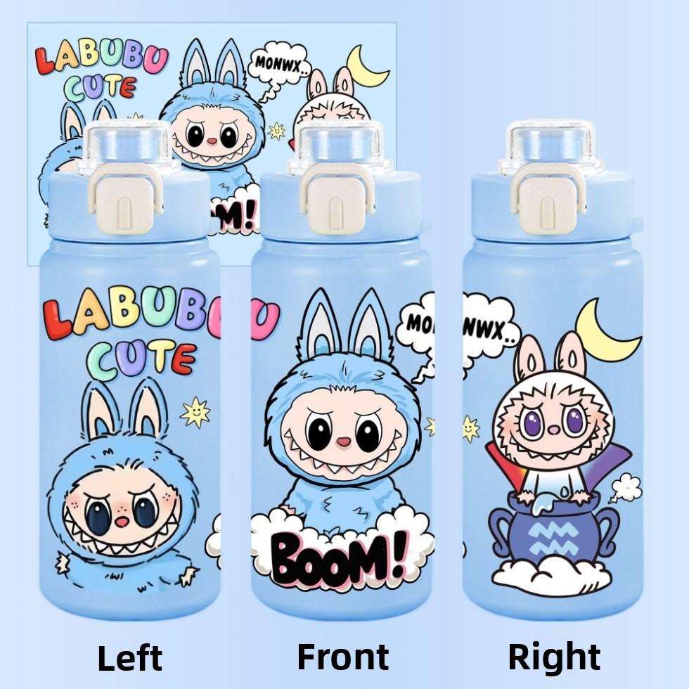 

Double Drink Thermos Cup High Value Straw Cup Gift 316 Stainless Steel Student Going Out Portable Water Cup 600ml