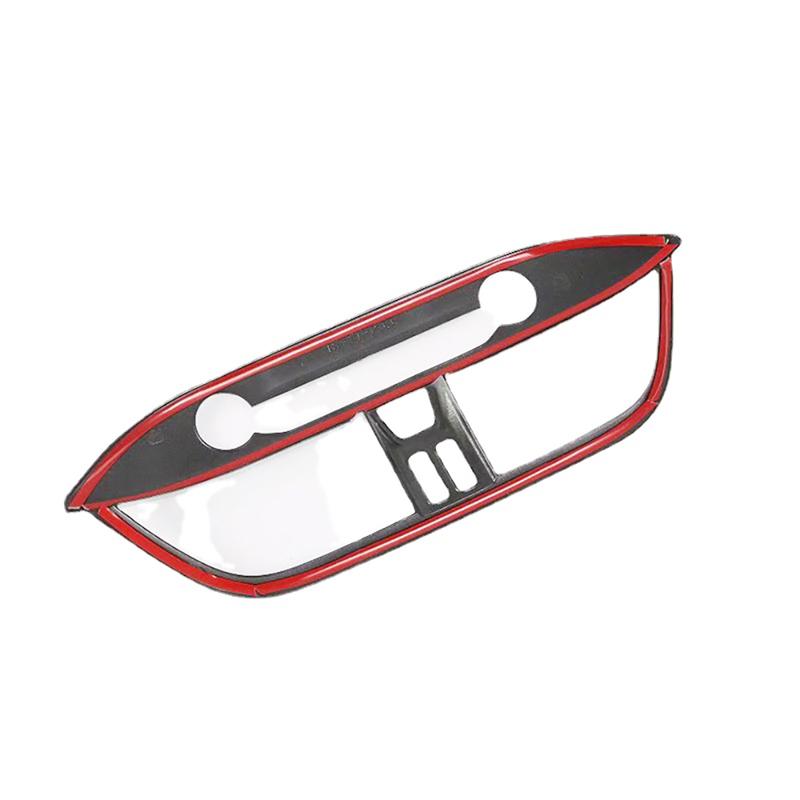Carbon Fiber Car Middle Air Outlet Vent Cover Trim Frame Decor for Ford Focus 2019-2020