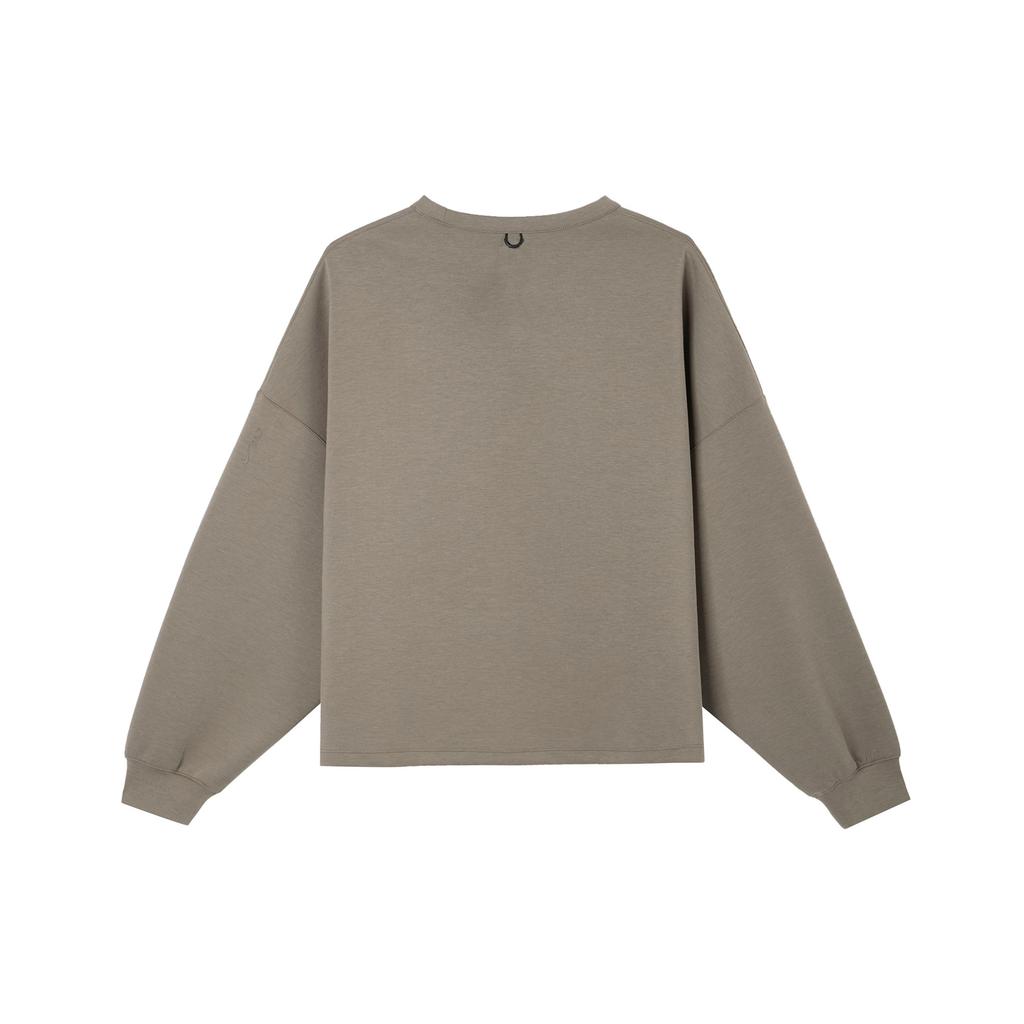 Nike Casual Sports Simple Pullover Sweatshirt Women Sweatshirt Dark-Khaki HQ8194233