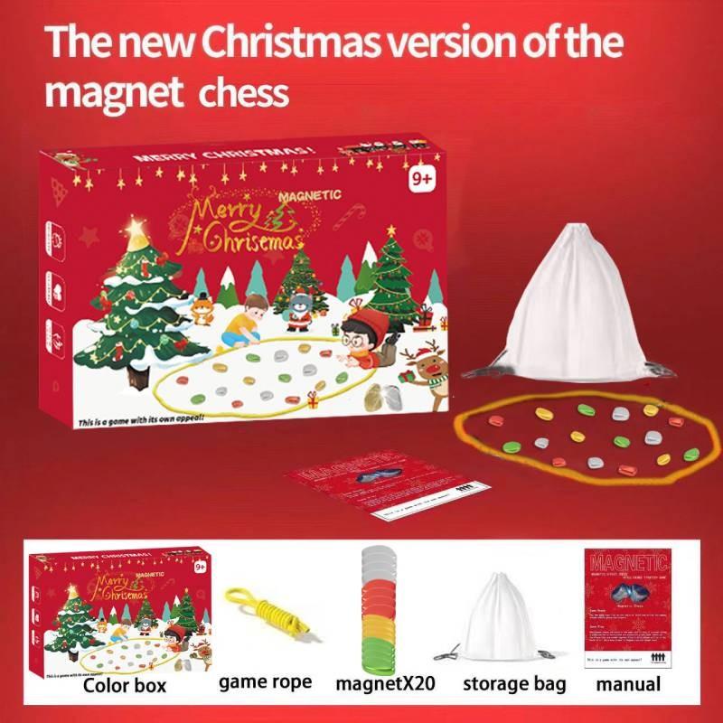 Chess Magnetic Christmas Game Fun Table Top Magnet Game For Party Toy Travel