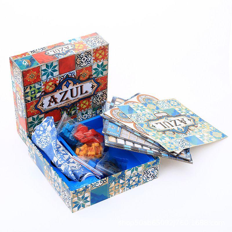 Azul Crystal Mosaic Board Game Expansion With Handeye Coordination And Visual Development For Family Play