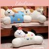 Removable Plush Toy Lumbar Cushion With Cartoon Animal Pattern Chair Doll Decor