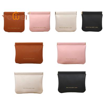 Portable PU Earphone Wire Bag Cosmetics Lipsticks Holder Case Coin Cards Pouch Travel Jewelry Sundries Organizer Pouch Mini Bag
