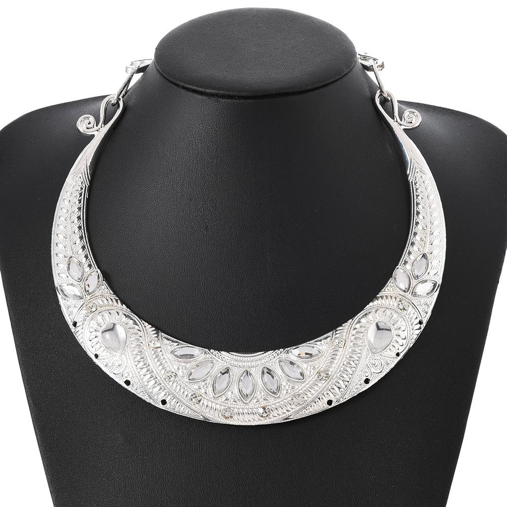 Ethnic Necklace Ethnic Characteristics Alloy Performance Dance Accessories Collar Retro Style Collar
