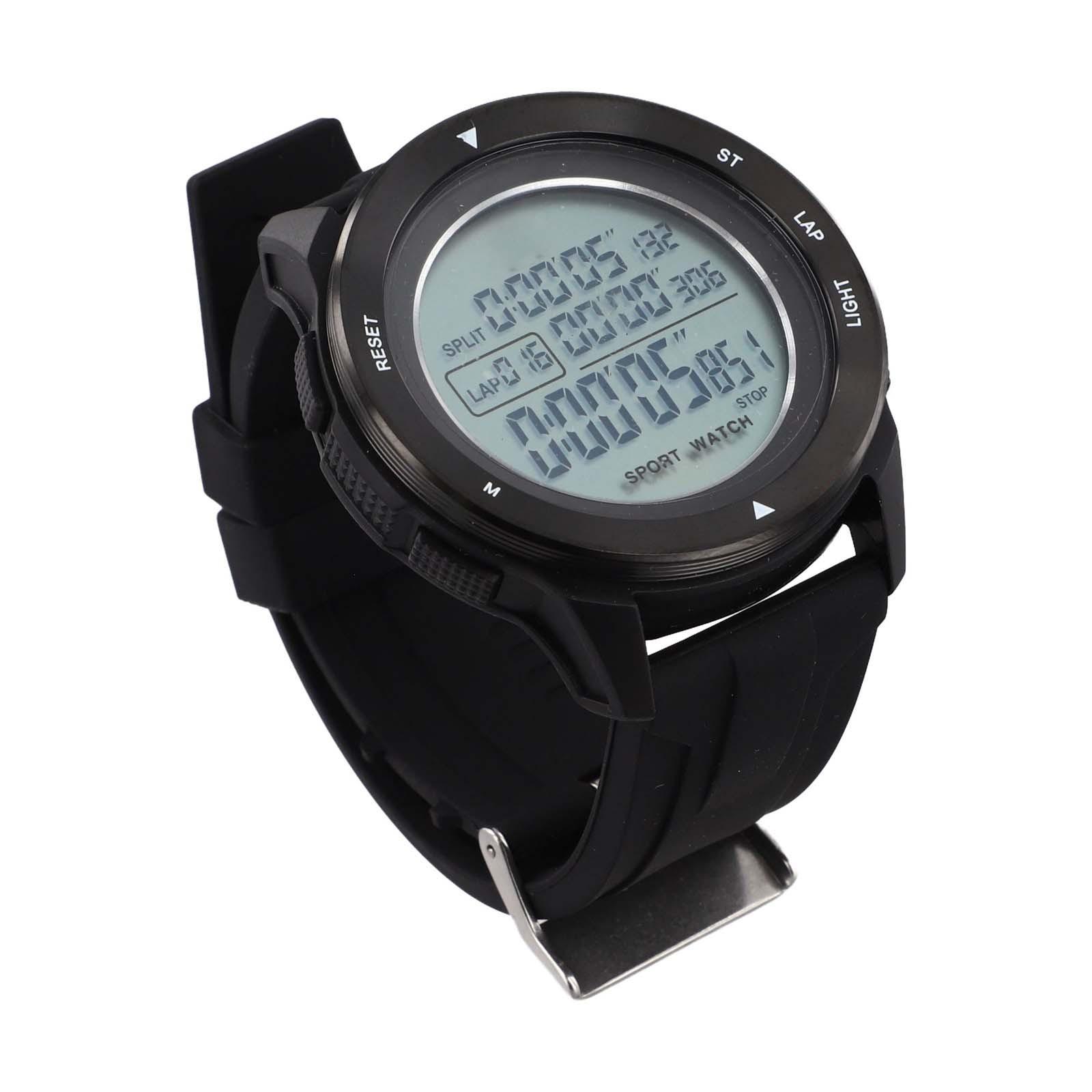 100 Memory Records Digital Stopwatch Football Referee Watch Multi-function Watch