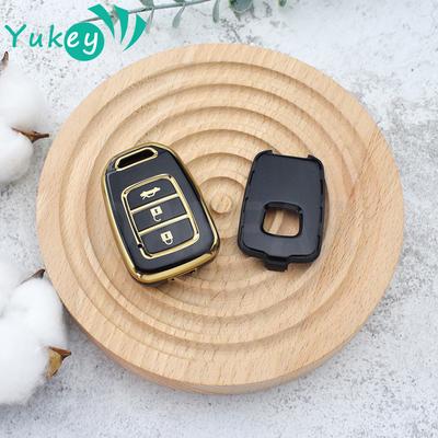 3 Buttons TPU CAR KEYLESS FOB SMART KEY COVER FIT FOR HONDA ACCORD CIVIC CRV JAZZ HR-V 2014 2015 2016 REMOTE CASE HOLDER