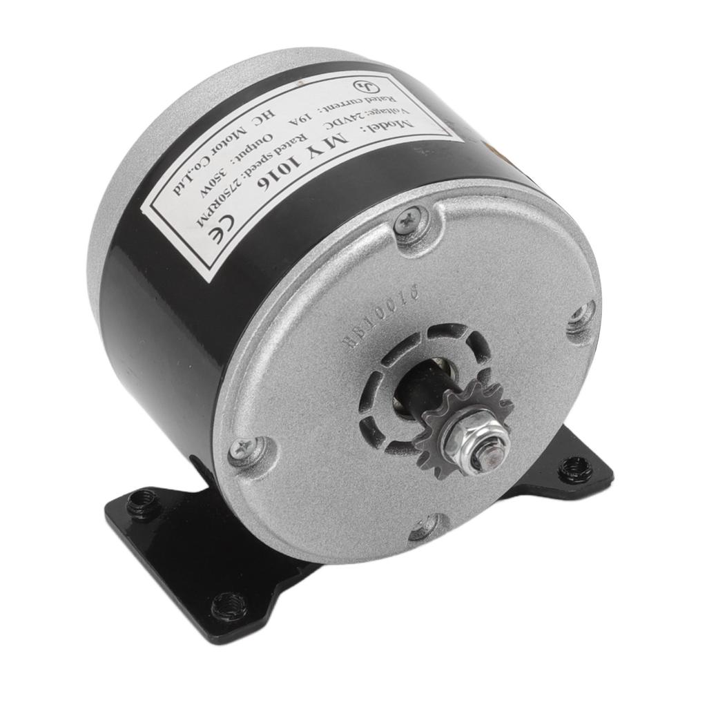 24V 350W Electric Motor 2750RPM High Speed Motor with Sprocket 11 Teeth for Electric Scooter Bike Tricycle