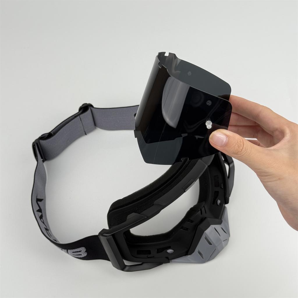 NAFEIB New Motorcycle Glasses Motocross Safety HD Lenses Goggles Dirt Bike ATV Ski mtb Goggles MOTO Outdoor Cycling Sunglasses