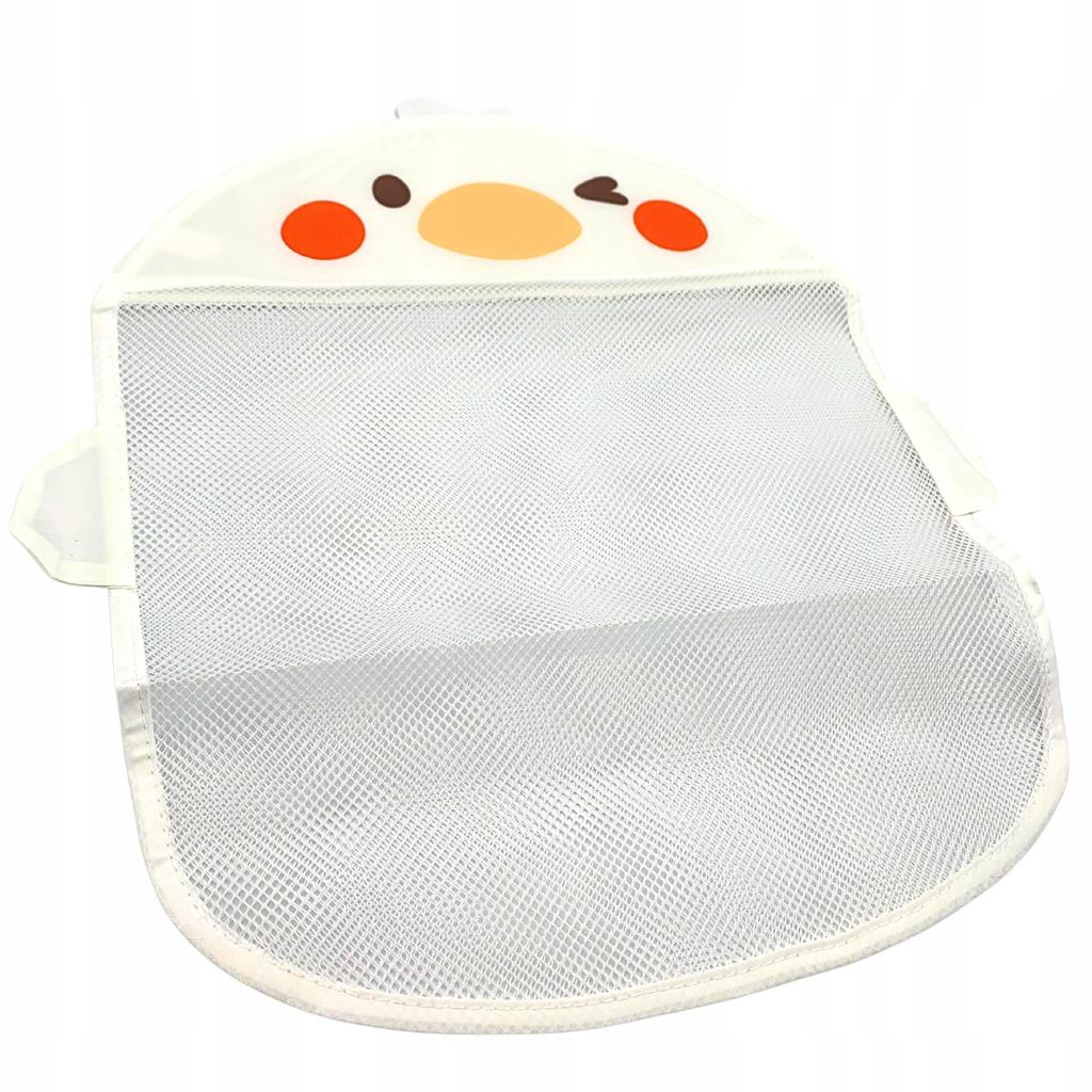 Organizer For Bath Toys, Bathroom, Mesh With Suction Cups, Bird