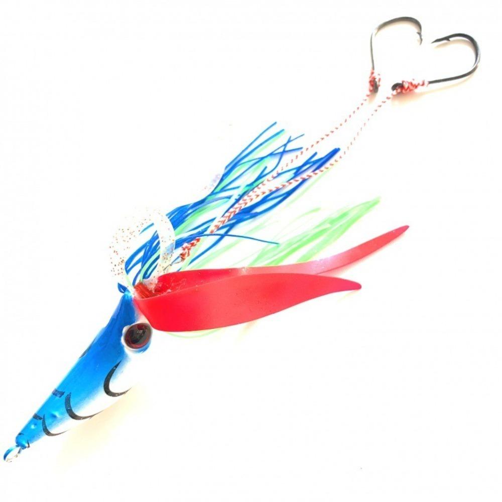 60g 80g Weight Sinking Metal Jig Metal Construction Deepwater Jig Lure Deepwater Fishing