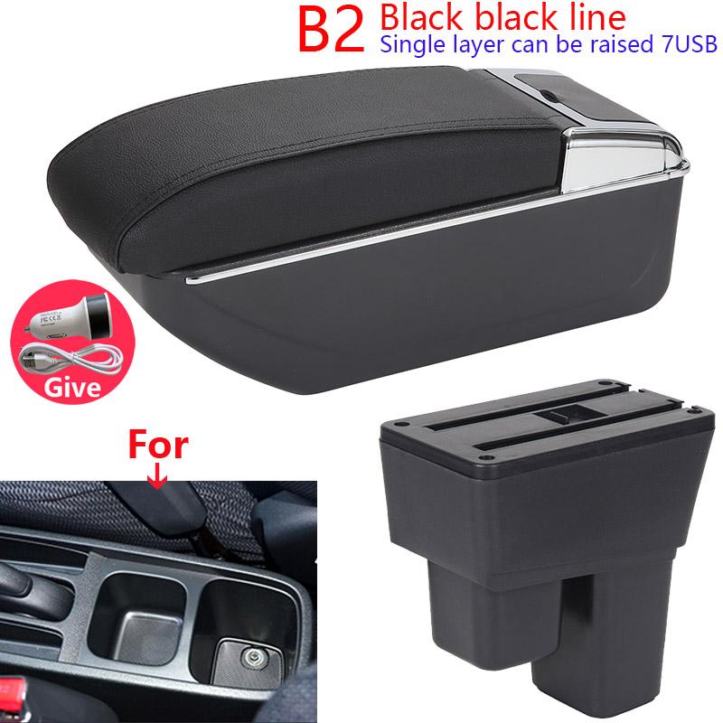 For Honda Jazz Armrest For Honda Fit Jazz 2 Car Armrest Box 2008 2009 2010 2011 2012 2013 Arm Storage Box car Accessories