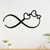 1PC Infinity Love Metal Wall Art Iron Decor Rust Resistant Bedroom Garden Fence Valentine Wedding Romance Gift