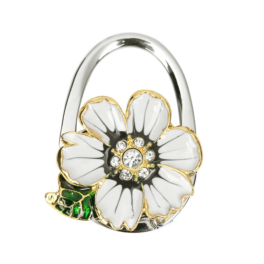 

Flower Portable Fashion Purse Holder Table Hook Purse Handbag Hook Hanger Unique Bag Parts Accessories Purse Table Hook Holder 70mm