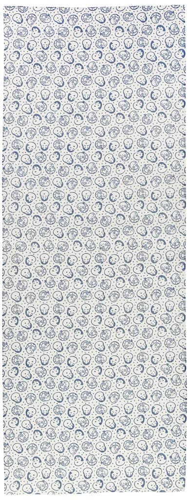 Miyamoto Towel Tenugui Small pattern design Okame and Hyottoko masks 33 x 90 cm (Miyamoto-towel) Japanese-made (hand towel) - - -