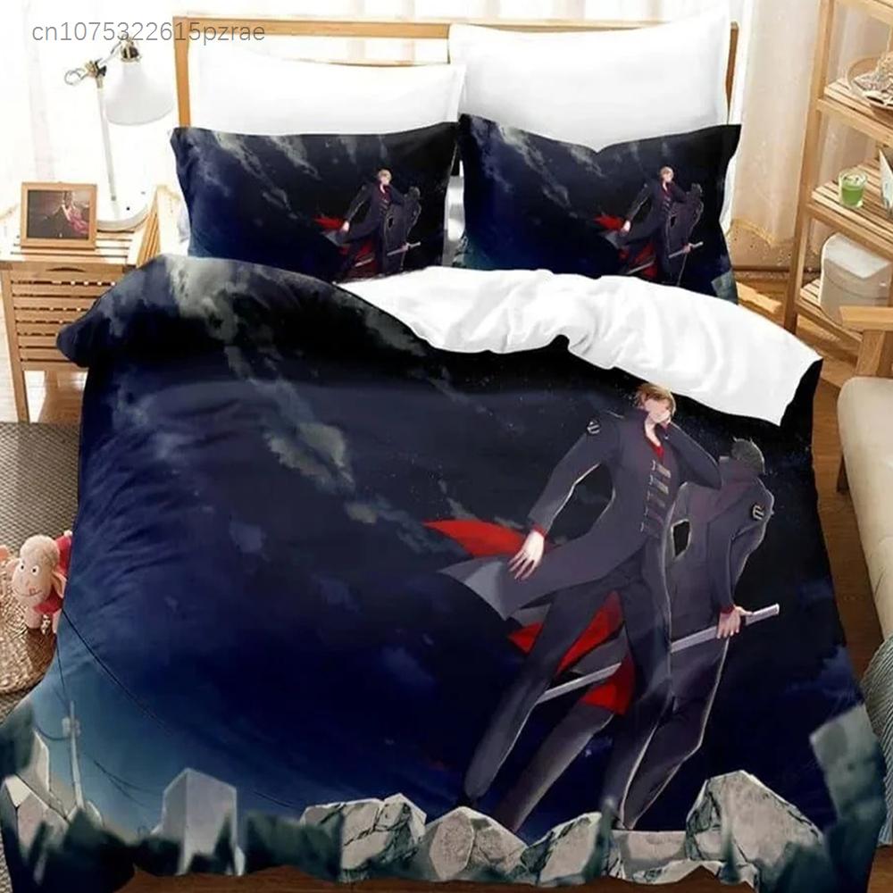 3D Print Anime World Trigger Bedding Set 3D Printed Suitable For Bedroom Duvet Cover Set With Pillowcases Kids Home Textile