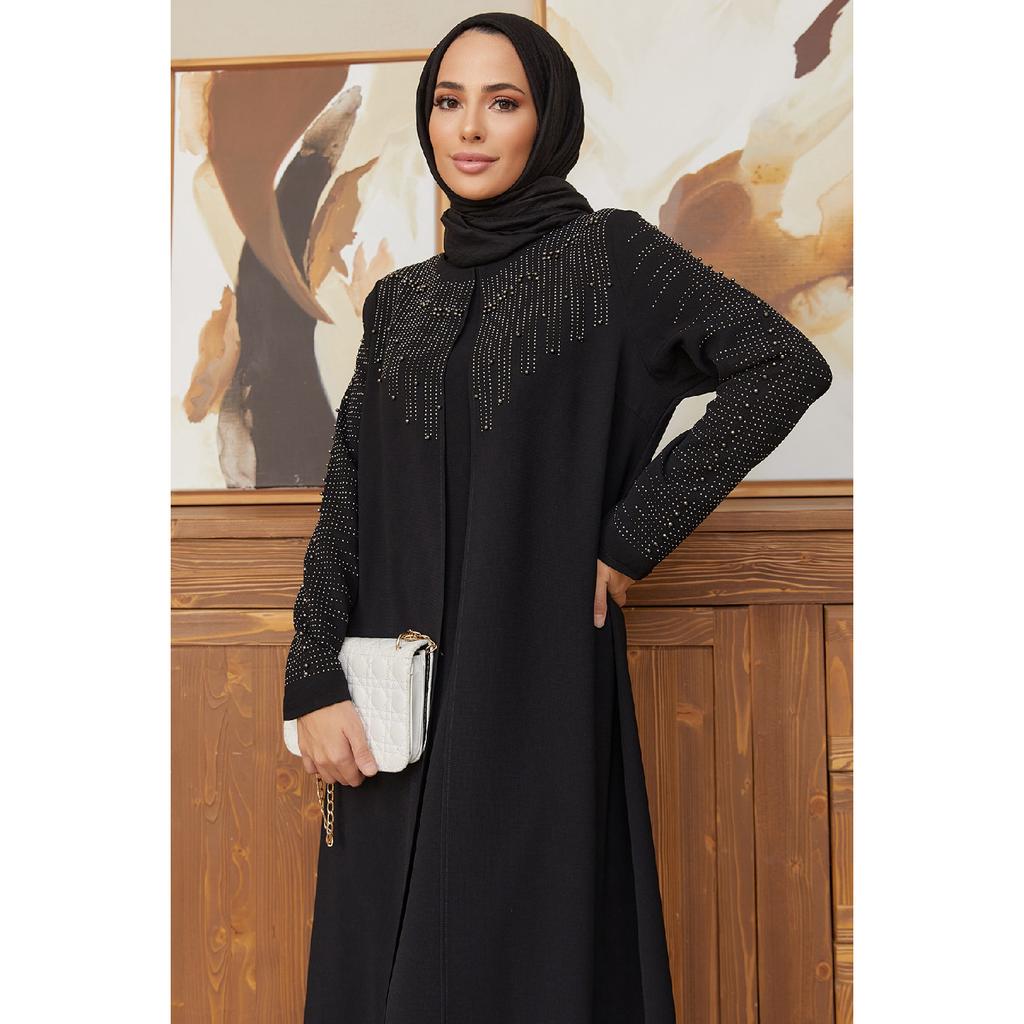 Serra-Abendkleid in großen Größen – Indigo