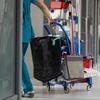 Thicken Hotel Housekeeping Rubbish Holder Waterproof Large Capacity Cleaning Cart Bag Strong Load-bearing Capacity Reusable