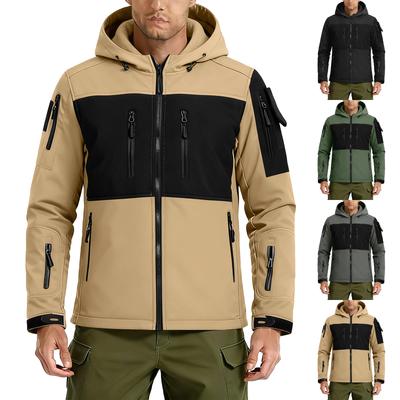 Herren Winter Colorblock Jacken Herren Mode Trend Jacken Atmungsaktive Winddichte Jacken Outdoor Sportjacken