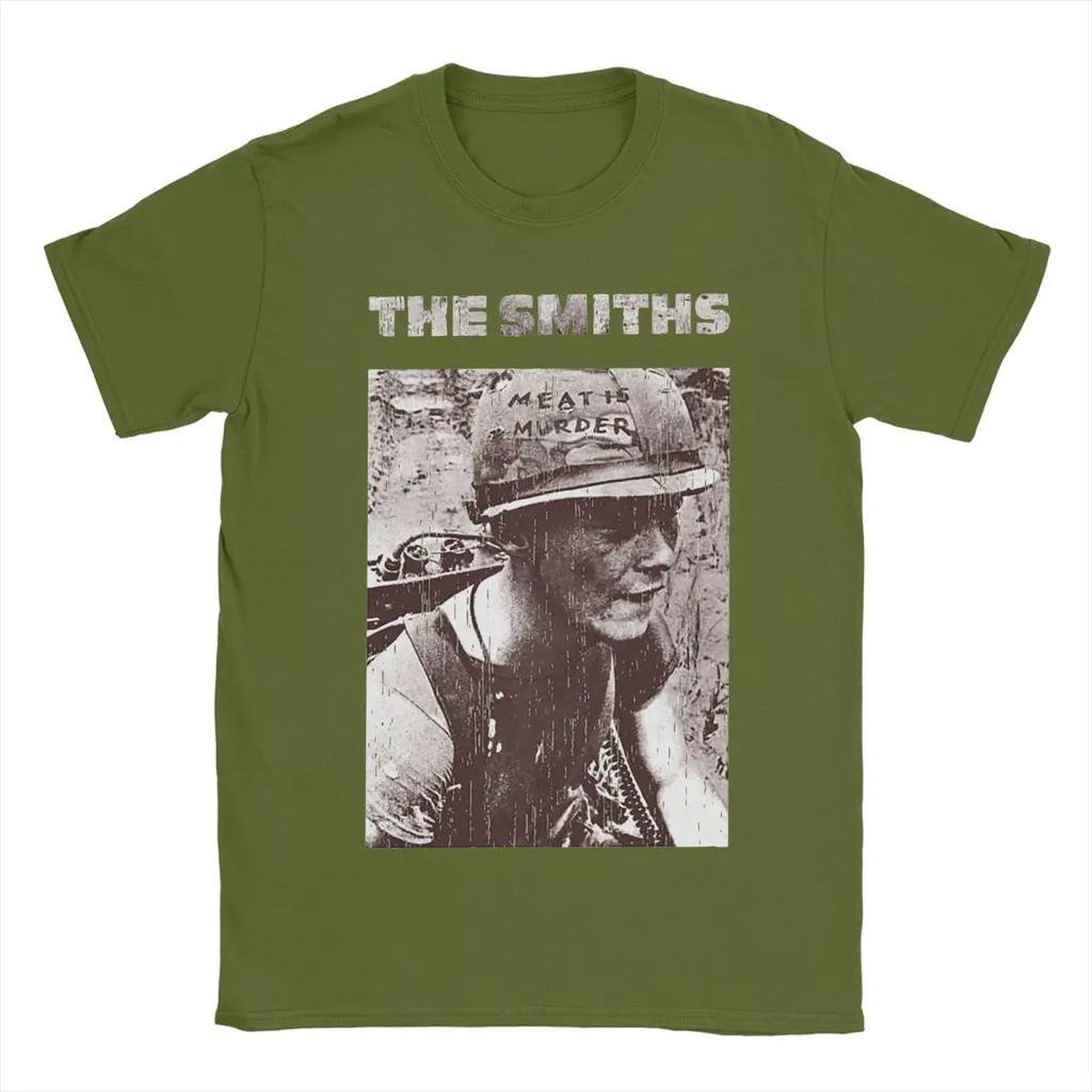 Novelty The Smiths Meat Is Murder T-shirts Herr Rundhalsad Bomulls-T-shirts Kortärmade T-shirts 4XL 5XL 6XL Kläder