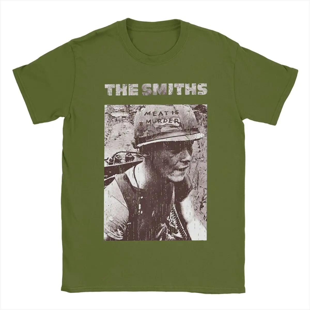 

Novelty The Smiths Meat Is Murder T-Shirts Men Round Neck Cotton T Shirts Short Sleeve Tee Shirt 4XL 5XL 6XL Clothing 4XL