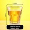ZISIZ Octagonal Tempered Glass Liquor Tumbler