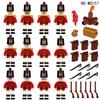 12pcs European Royal Navy King's Guard Soldiers Children's Building Block Toys