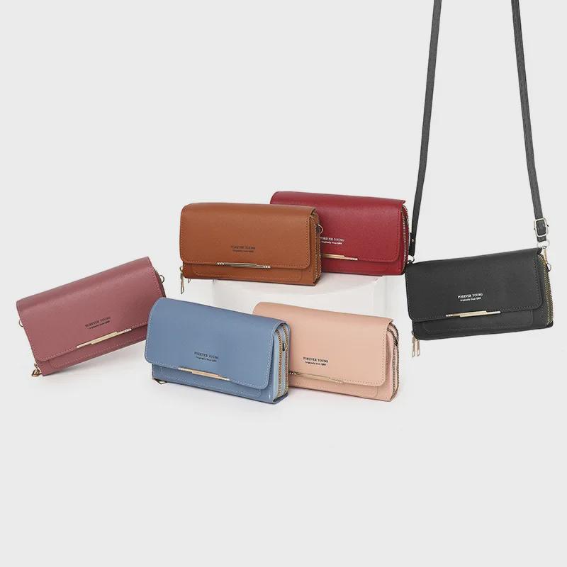 2024 New Multifunctional Crossbody Shoulder Bag for Women: Medium and Long Coin Purse, Korean Version, Large Capacity Wallet.